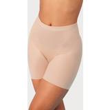 Pink Shapewear mave Spanx Womens Champagne Beige Thinstincts 2.0 High-rise Stretch-satin Shorts