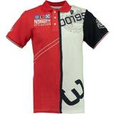Geographical Norway Tøj Geographical Norway POLO Herre KAPCODE Red/White