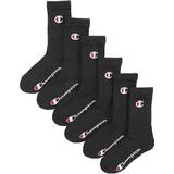 Champion Sort Strømper Champion Pack of Pairs of Crew Socks in Cotton Mix with Logo Black 35/38 2.5 to 5