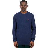 Polo Ralph Lauren Nylon Overdele Polo Ralph Lauren Wool Knitted Donegal Sweater Ancient Navy