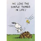 Brugskunst Peanuts We Love The Simple Things In Life! Poster