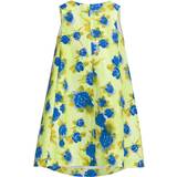 Marni S Kjoler Marni Women's A-Line Floral Cotton Midi-Dress Lemonade Lemonade