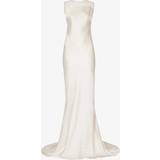 48 - Nylon - XS Kjoler Maison Margiela Off-White Paneled Maxi Dress Ivory IT