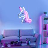 Plast Væglamper Leuchten Direkt Neon Unicorn LED-væglampe Vægarmatur