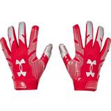 Under Armour Fodbold Under Armour Adults' F8 Football Gloves Red/Silver, Football Equipment at Academy Sports