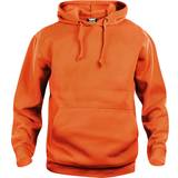 Dame - L - Orange Sweatere Clique Basic Hættesweatshirt