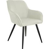 Tectake Hvid Stole tectake Accent Marilyn With Kitchen Chair