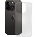 PEDEA Covers & Etuier PEDEA All-in-One-sæt til iPhone 14 Pro inkl. TPU-etui, beskyttelsesglas og 30 watt rejseoplader, gennemsigtig