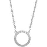 Dame Halskæder Sif Jakobs Biella Necklace - Silver/Transparent