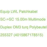 LSZH - Multifarvet Kabler Equip lwl patchkabel sc->sc 15.00m om3 polybeutel