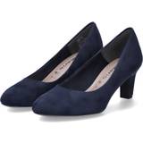 36 - Blå Højhælede sko Tamaris Suede Look Court Shoes Blue
