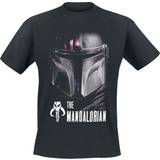 Star Wars Herre - L T-shirts Star Wars T-shirt The Mandalorian till Herrer sort