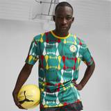 Puma Grøn - Jersey Tøj Puma Senegal Trænings T-Shirt FtblCulture Africa Cup of Nations 2023 Grøn/Gul/Rød