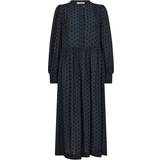 Rayon Tøj Co'Couture DollyCC Dot Dress Navy