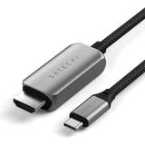 Satechi Kabler Satechi USB-C to HDMI 2.1 8K Cable Rymdgrå