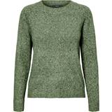 36 - Elastan/Lycra/Spandex - Grøn Sweatere Vero Moda Doffy Sweater - Rifle Green