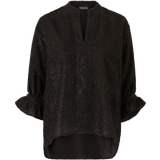 Soaked in Luxury Dame Bluser Soaked in Luxury Sllia Amily Blouse Kvinde Toppe Loose Fit hos Magasin Black