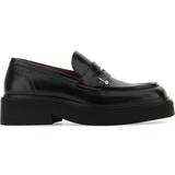 Marni Lave sko Marni Black Leather Loafers Black