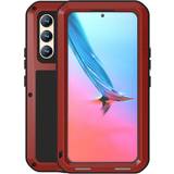 LOVE MEI Grøn Mobiltilbehør LOVE MEI Samsung Galaxy S22 Powerful Case Rød