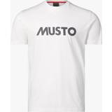 Musto Herre T-shirts & Toppe Musto 2023 Logo T-shirt Til Mænd White
