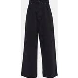 Balenciaga XS Bukser & Shorts Balenciaga Low-rise wide-leg jeans black