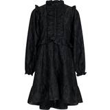 Flæse - Sort Tøj Neo Noir Zinka Flower Dress - Black