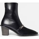 Stella McCartney Ankelstøvler Stella McCartney Falabella faux leather ankle boots black