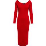 Cashmere - Rød Kjoler Polo Ralph Lauren Wool and cashmere-blend midi dress red