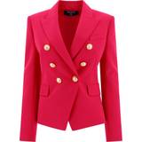 48 - Pink - Uld Overdele Balmain Double Breasted Wool Jacket