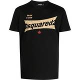 DSquared2 Jersey Tøj DSquared2 Black Printed T-Shirt 900 Black