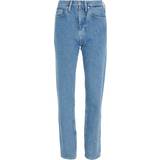 Calvin Klein Elastan/Lycra/Spandex Bukser & Shorts Calvin Klein High Rise Straight Kvinde Straight Jeans hos Magasin 1aa