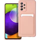 ForCell Pink Mobiletuier ForCell Card Holder Cover for Galaxy A52s/A52 5G/A52 4G