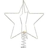 Sirius Dekorationer Sirius Top Star Silver Juletræspynt 25cm