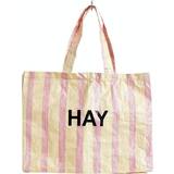 Hay Håndtasker Hay Candy Stripe Bag Medium - Red/yellow