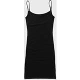 Jersey - Sort Kjoler Samsøe Samsøe & Talla Slip Dress 265 black female Dresses now available at BSTN in