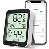 LR03/R3 (AAA) Termometre, Hygrometre & Barometre Govee Bluetooth Thermometer Hygrometer with Screen
