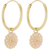 Smykker Chanti Daisy Earrings - Gold/Pink