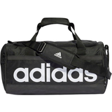 Adidas Indvendig lomme Tasker adidas Essentials Linea Medium Duffel Bag - Black/White