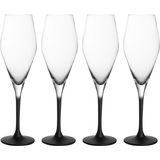 Krystalglas - Sort Villeroy & Boch Manufacture Rock Champagneglas 25.5cl 4stk