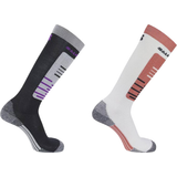 Salomon Access Unisex Socks 2-pack - Black/White