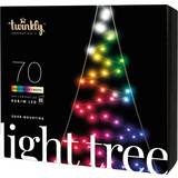 LED-belysning Julebelysning Twinkly Door Mount Pre-Lighted Black Julelampe