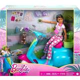Barbie scooter Barbie Fashionistas Doll & Scooter Travel with Pet Puppy & Themed Accessories