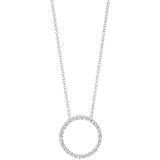 Sif jakobs biella halskæde Sif Jakobs Biella Pendant Necklace - Silver/Transparent