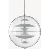 Glas Loftlamper Verner Panton VP Globe White Pendel 40cm
