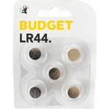 Budget LR44 Button Battery 5-pack