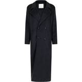 32 - Dame - L Overtøj Neo Noir Williams Wool Coat - Dark Grey