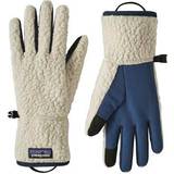 Beige - Dame Handsker Patagonia Retro Pile Fleece Gloves - Dark Natural