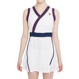 Hvid - Mesh Kjoler Nike Women's NY Slam Dress - White/Binary Blue