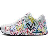 Skechers Hvid Sneakers Skechers Uno Spread the Love W - White/Multicolour