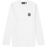 Belstaff Rund hals Overdele Belstaff Long Sleeve Logo T-shirt - White